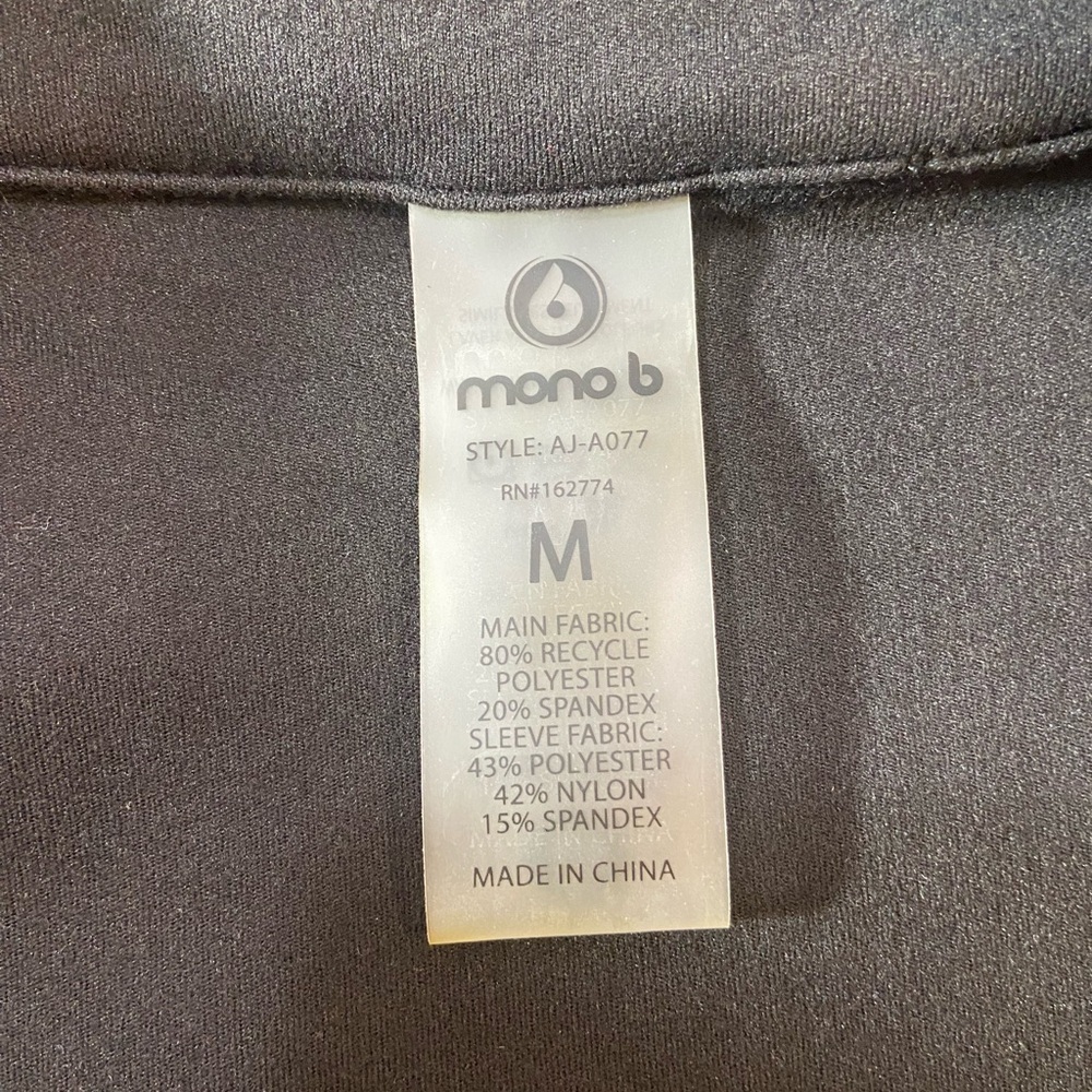 Mono B Charcoal Hoodie - Picture 2 of 3